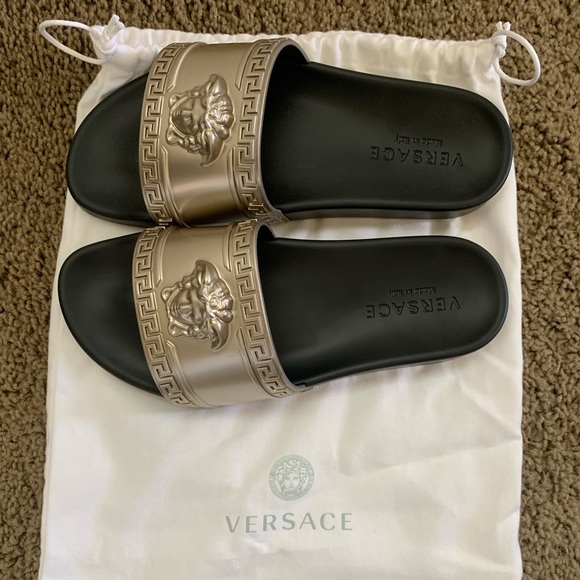 Versace Shoes - Versace Medusa slides Unisex